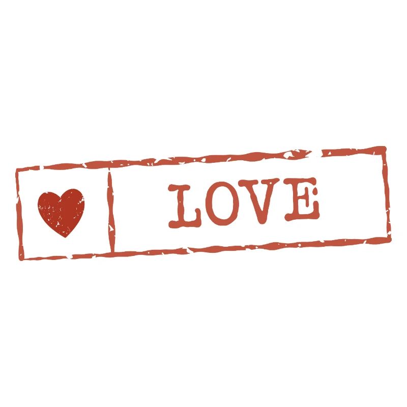 Rustic Heart Love Stamp
