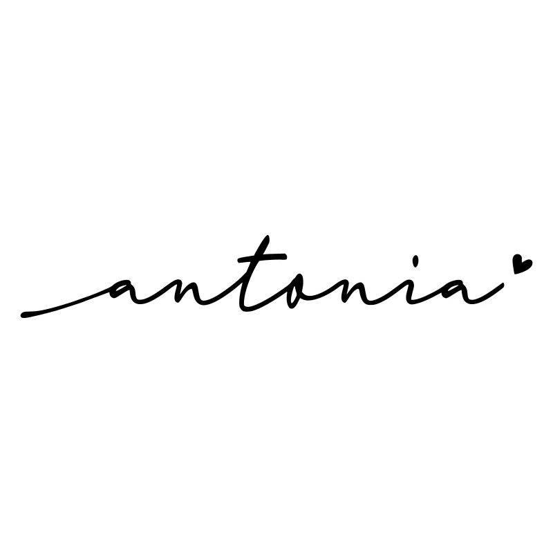 Antonia Cursive Name