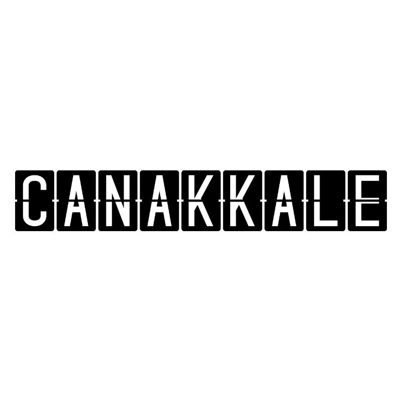 Panneau de l’aéroport de Çanakkale
