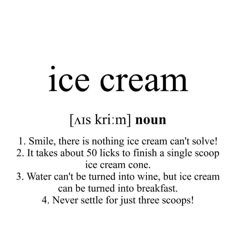 Ice Cream (Eis)