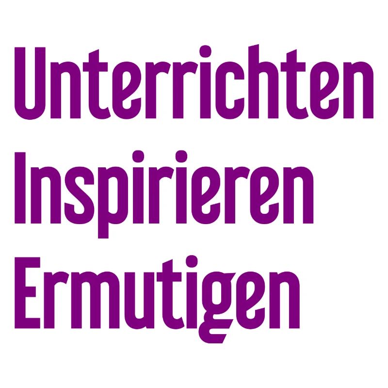 Teaching Inspiring Encouraging