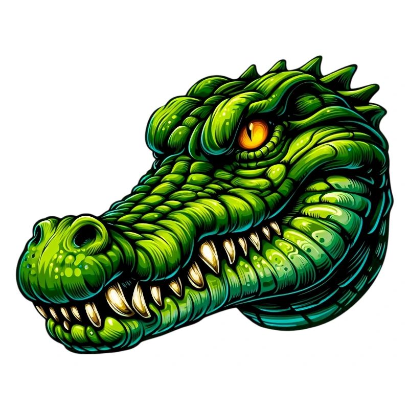 Alligator-Krokodil