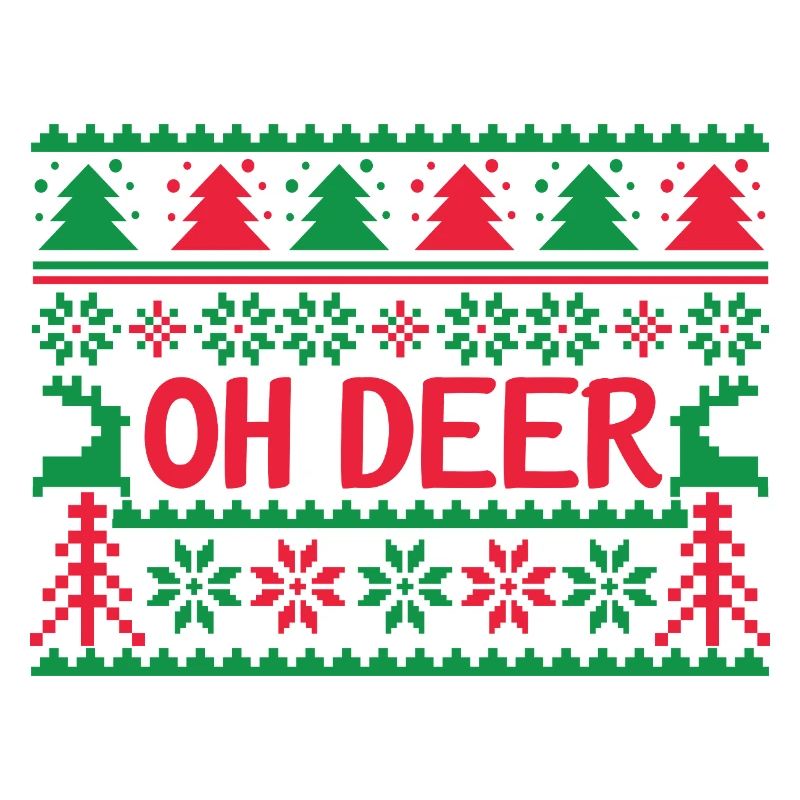 Hässlicher Pullover - Oh Deer
