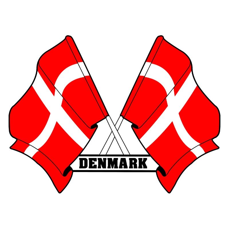 DANEMARK – Drapeaux croisés