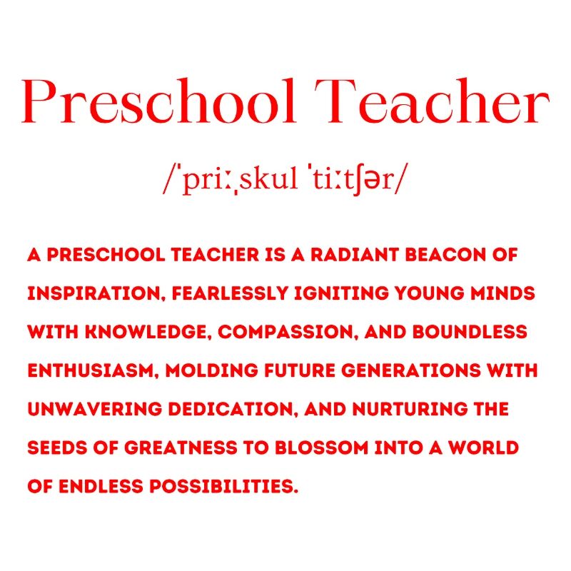 Vorschullehrer Definition