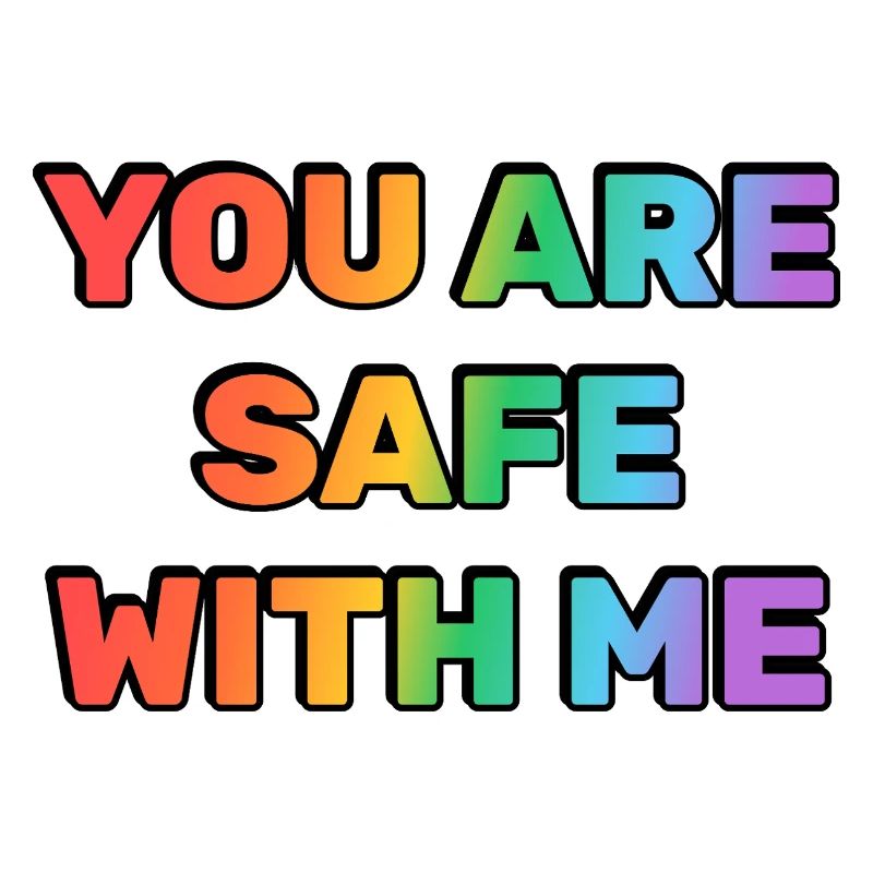 Tu es en sécurité avec moi, arc-en-ciel