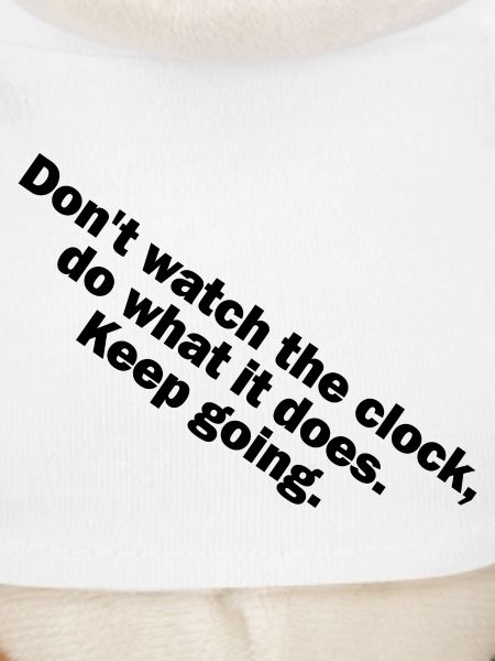Don't watch the clock!