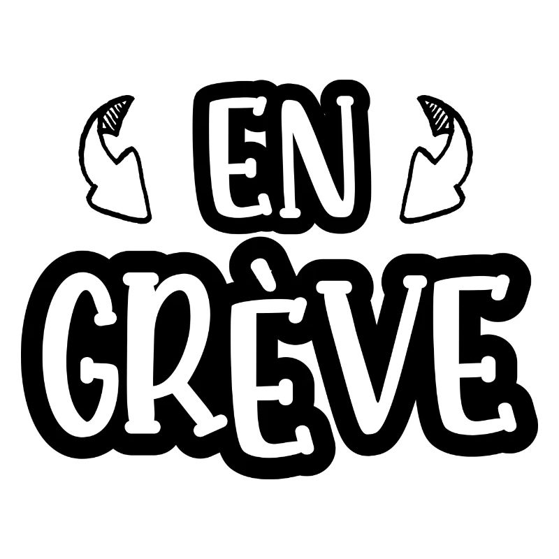 en grève