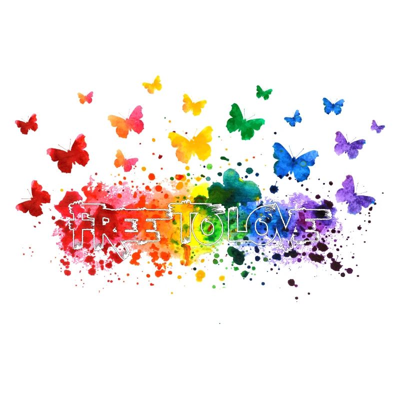 Libre d’aimer papillon LGBT