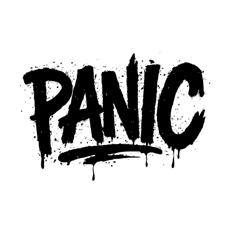 Expressive Graffiti „Panic“ Schriftart