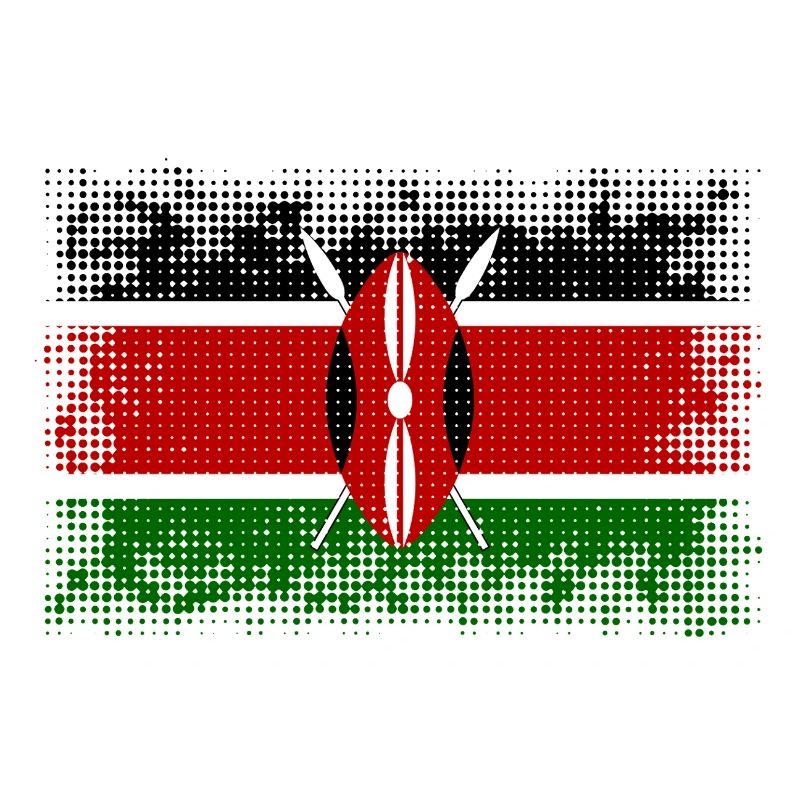 Pays du drapeau Kenya