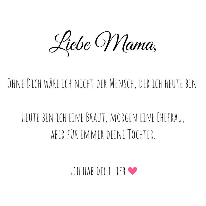 Brautmutter Geschenk