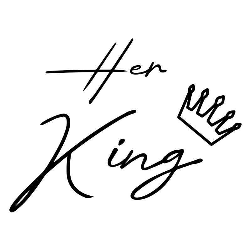 her king his queen pair black