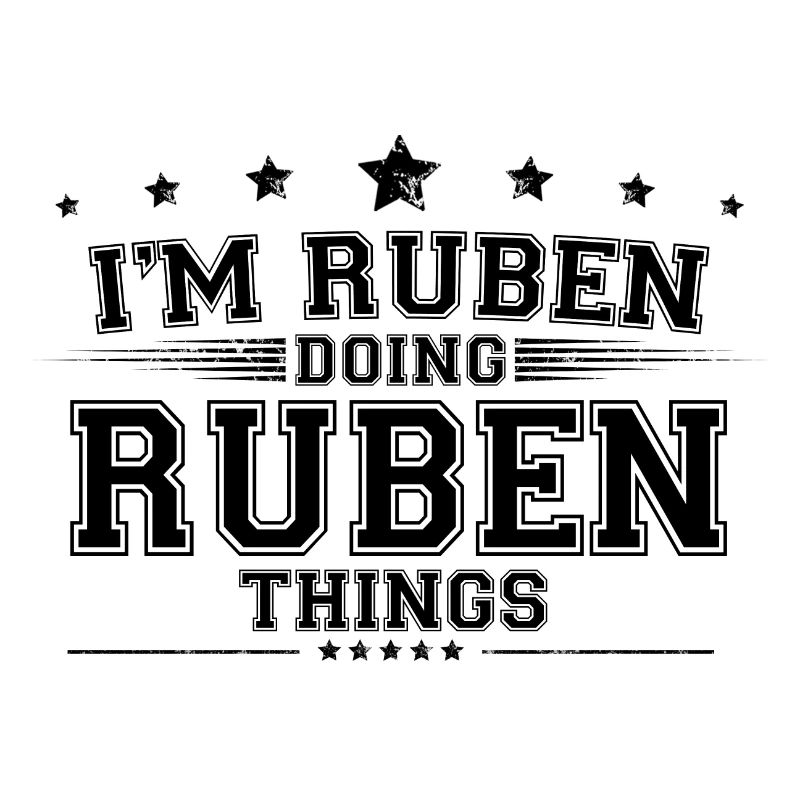 Ich bin Ruben, der Ruben-Dinge macht