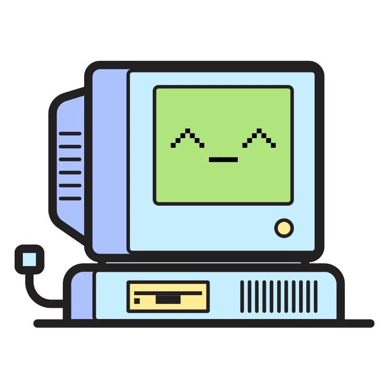 Happy Retro Computer