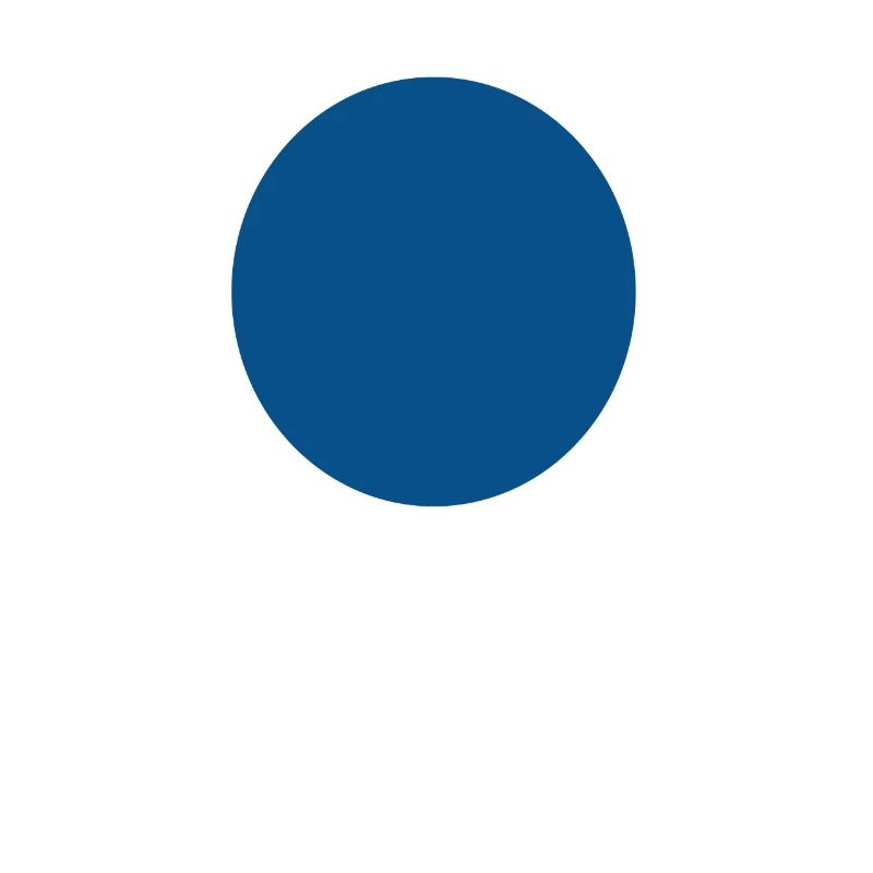 Circle in blue