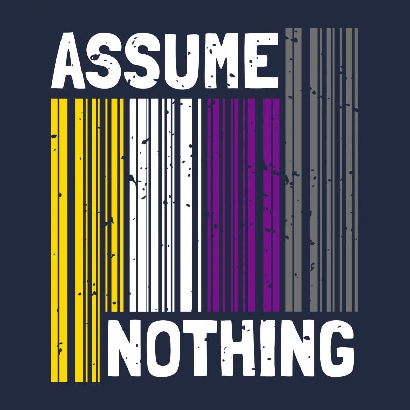 Nonbinary I LGBT Pride I Flag Barcode I Assume