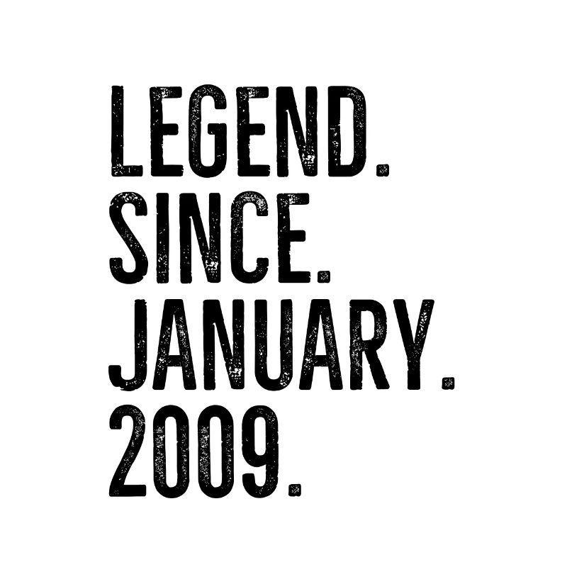 Legend Since January 2009