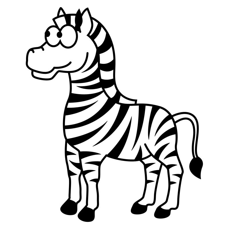 Zebra Comic Animal