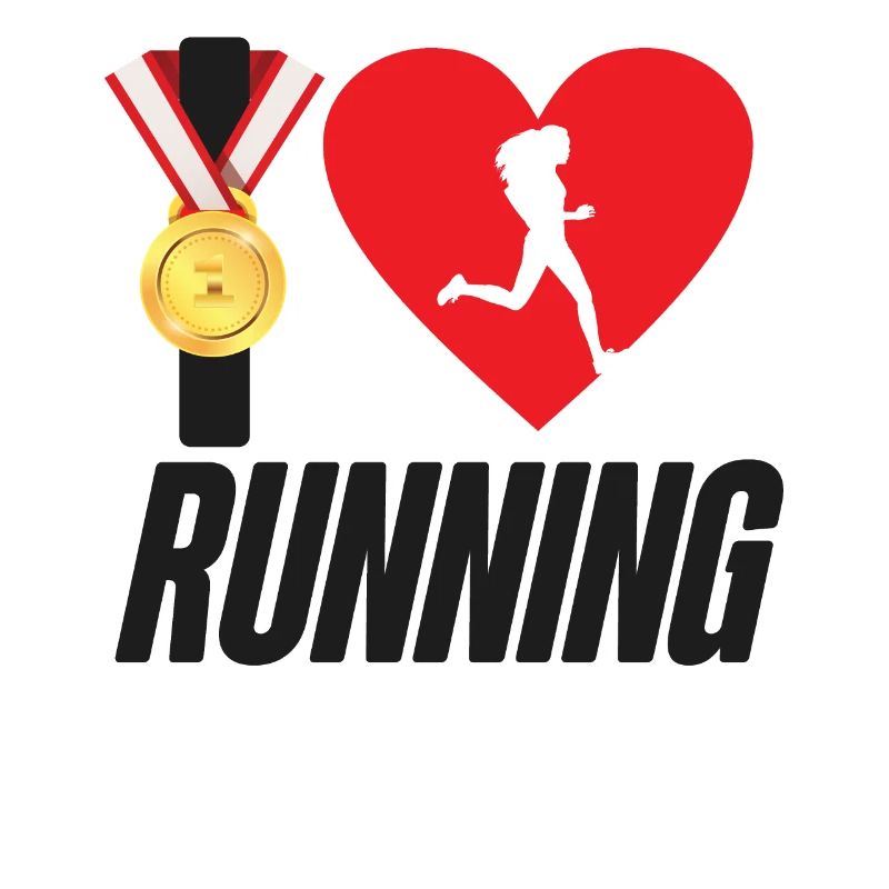 Running Runner Half Marathon Heart