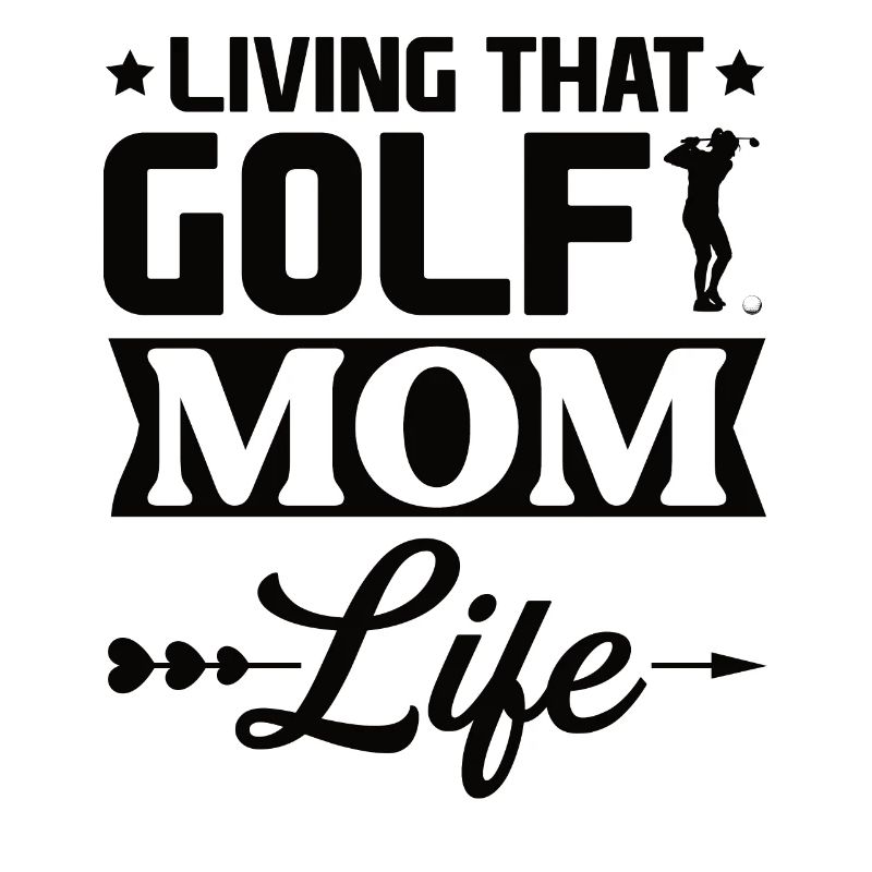 Golfspieler Golfer Golfschläger Golfen Golf Mutter