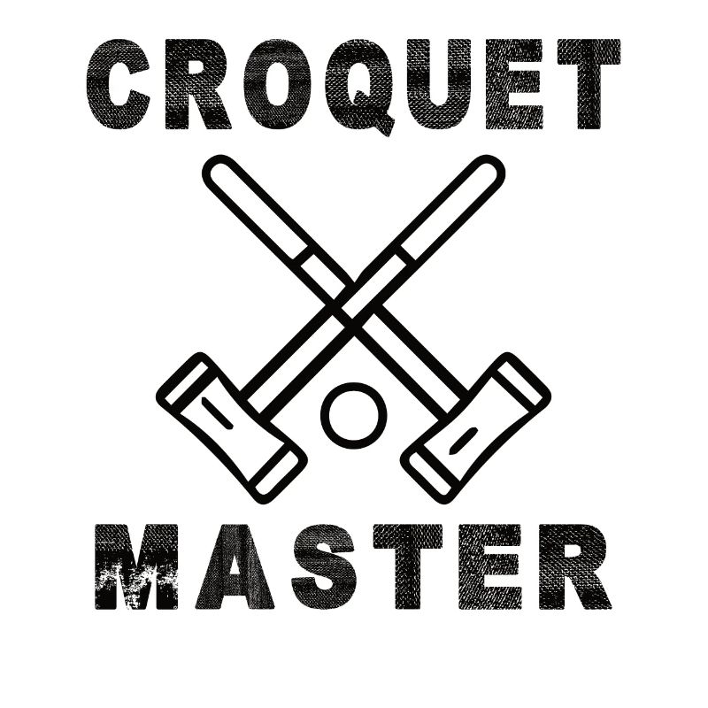 Croquet Crocket Crocket Wooden Hammer Racket