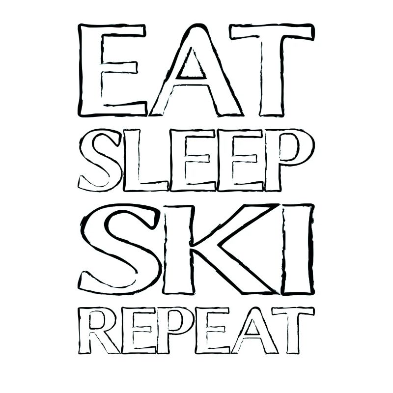 Manger Du ski endormi