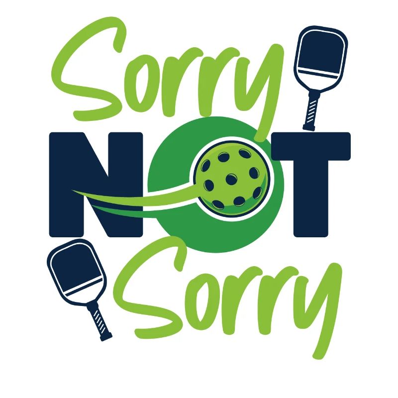 Pickleball désolé pas désolé