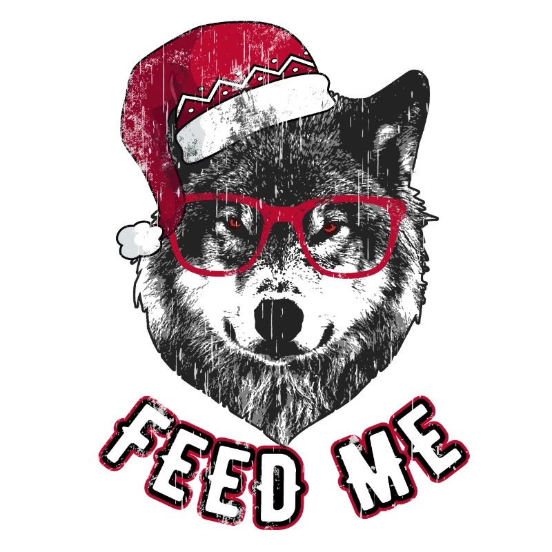 Feed Me – Grumpy Christmas Wolf