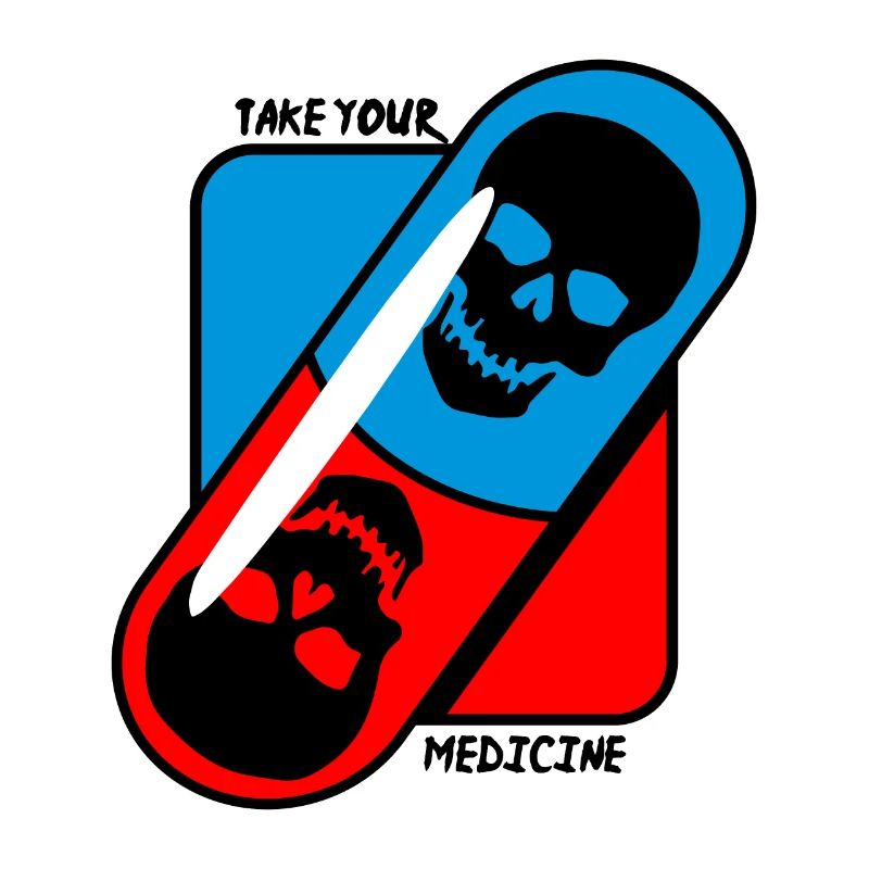 Take - your - medicine - skull