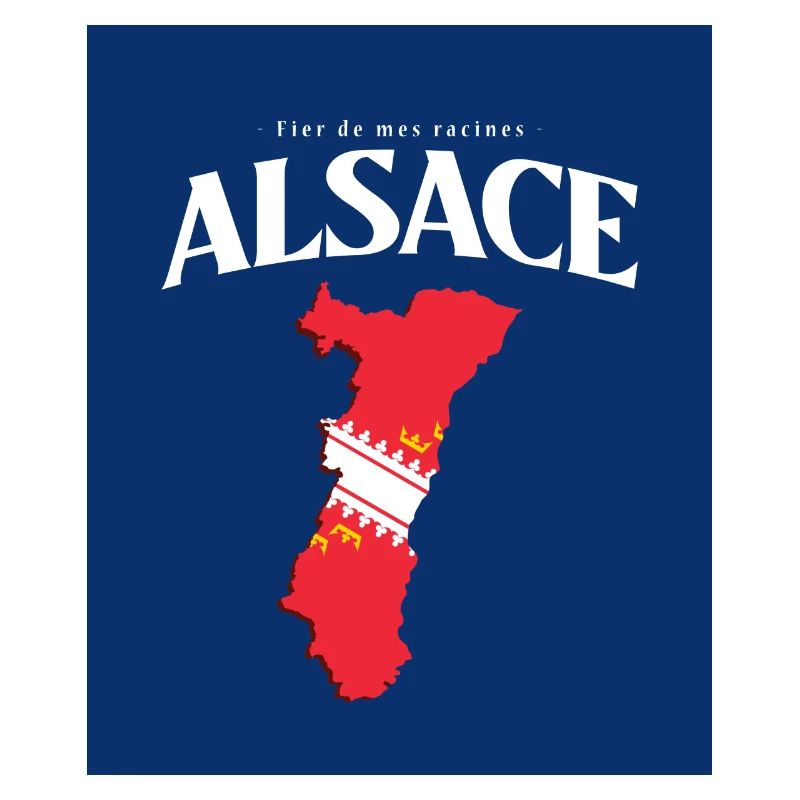 Fier de mes Racines Alsace Bleu