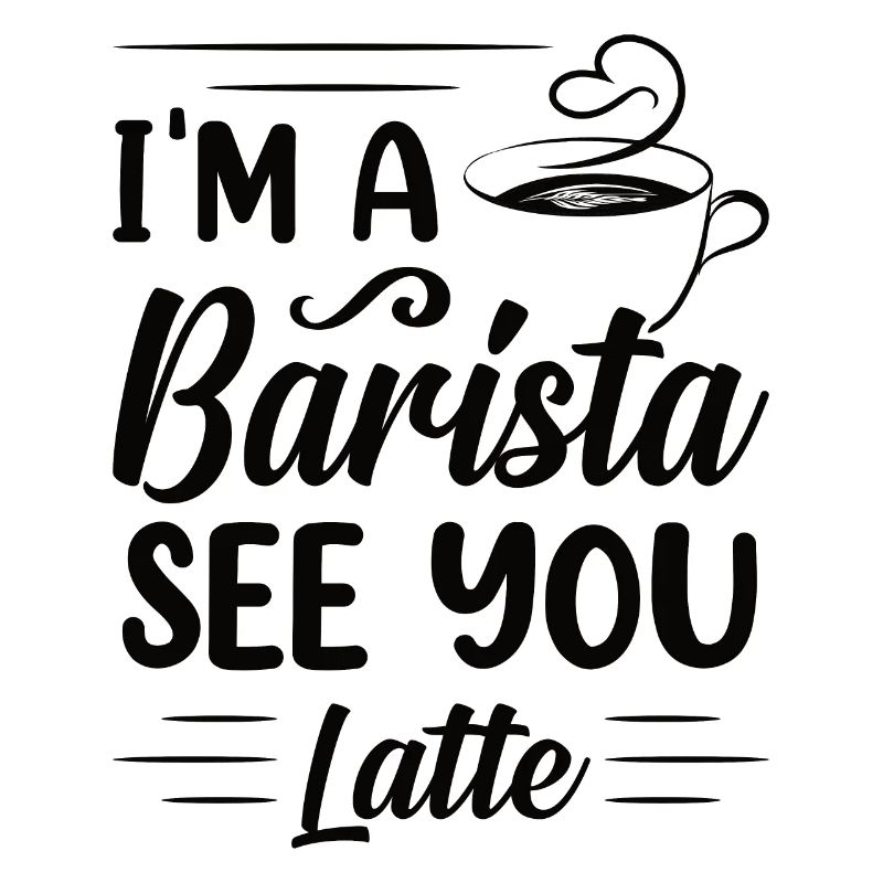 Stolzer Barista Beruf Kaffee Catering Espresso
