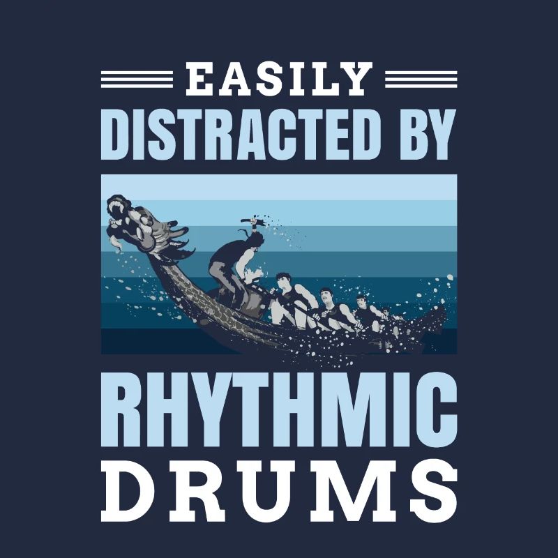 Easily deflectable rhythmic drums for