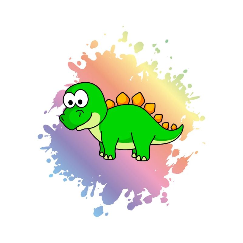 Dinosaur stegosaurus Comic