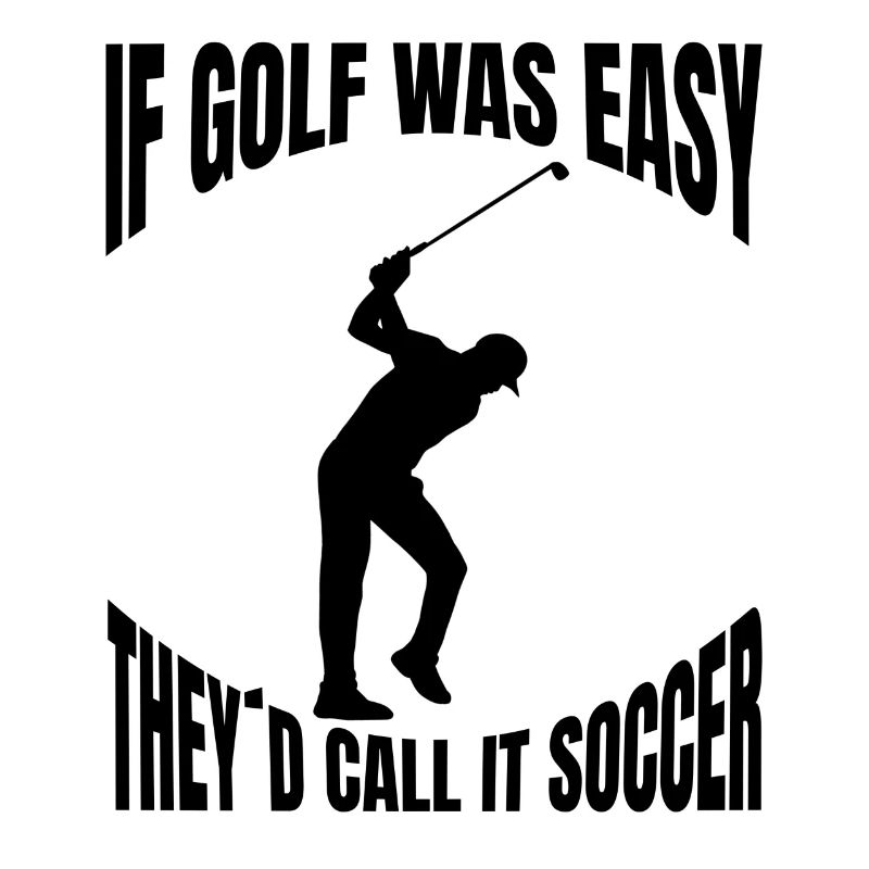 Golfspielerin Spruch Golf Golfschläger Golfball