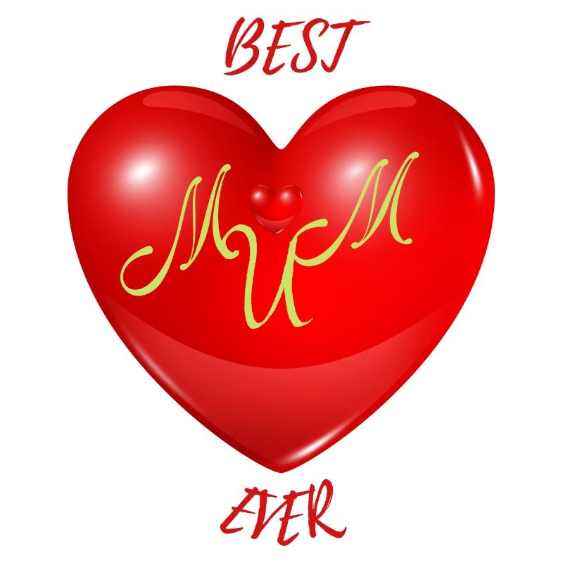 Beste Mama aller Zeiten essentielle Liebe beste Muttertag rot