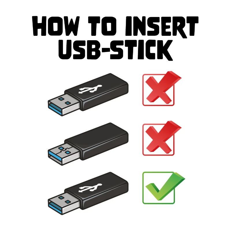 How To Insert USB Stick Funny Programmer Meme