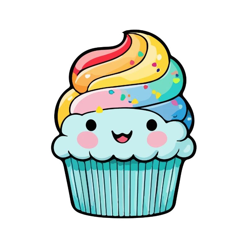 Cupcake Comic Muffin Cake