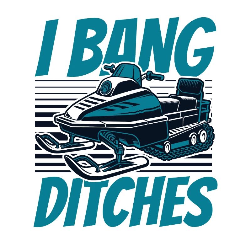 I Bang Ditches Snowmobile Snowmobile Drivers