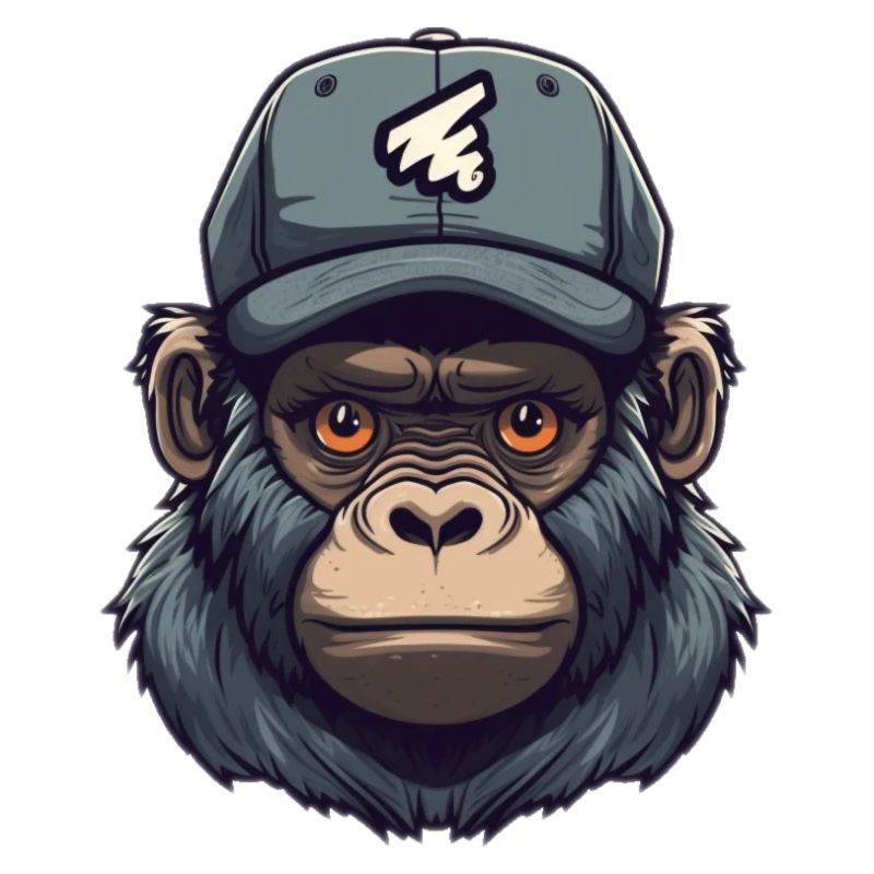Monkey with cap