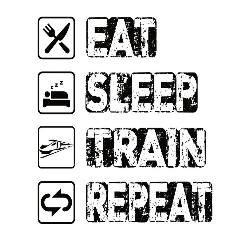 Manger le sommeil Train Répéter