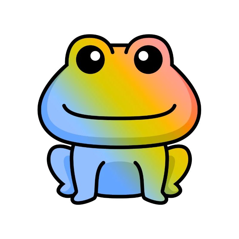 Frosch Comic Tier