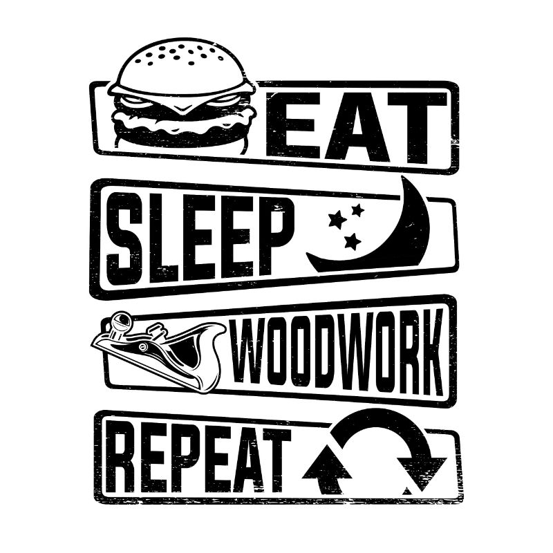 Manger dormir Menuiserie Répéter Charpentier Technicien en bois
