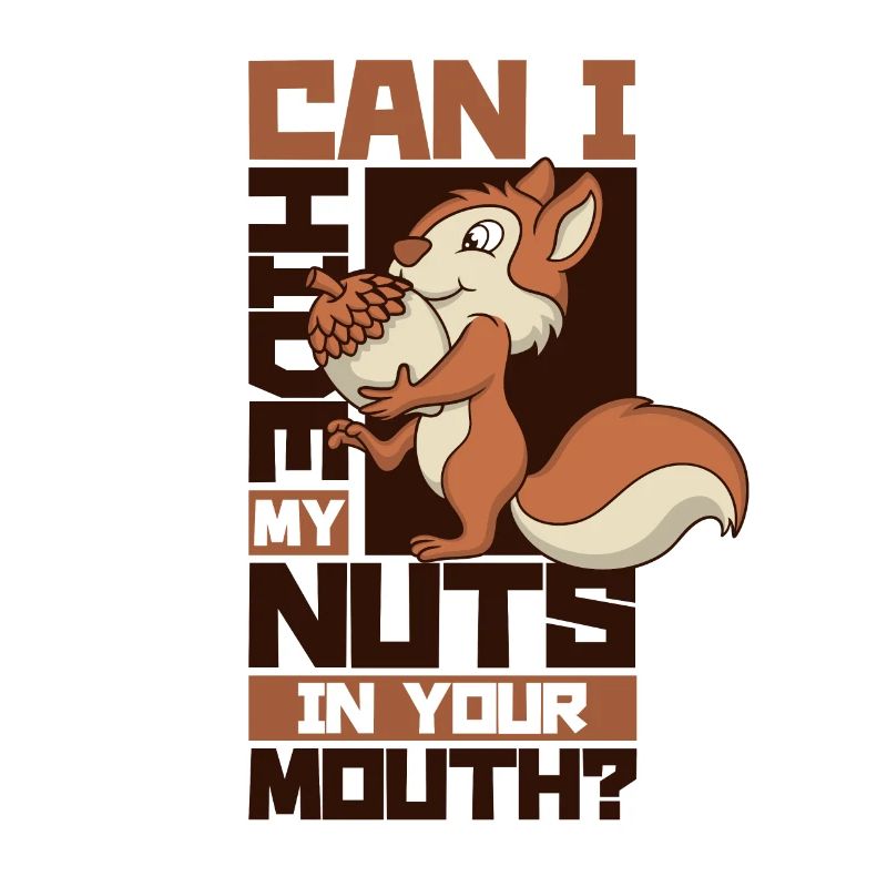 Cache mes noix dans ta bouche écureuil Eichhörnchen