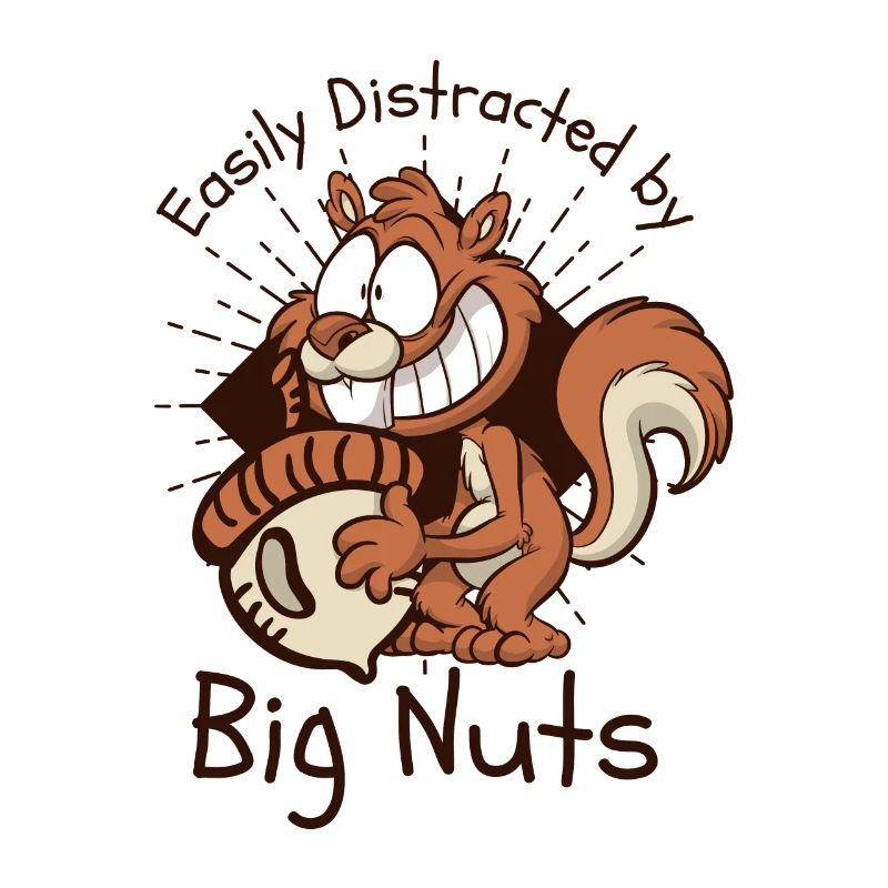 Facilement distrait par Big Nuts Squirrel