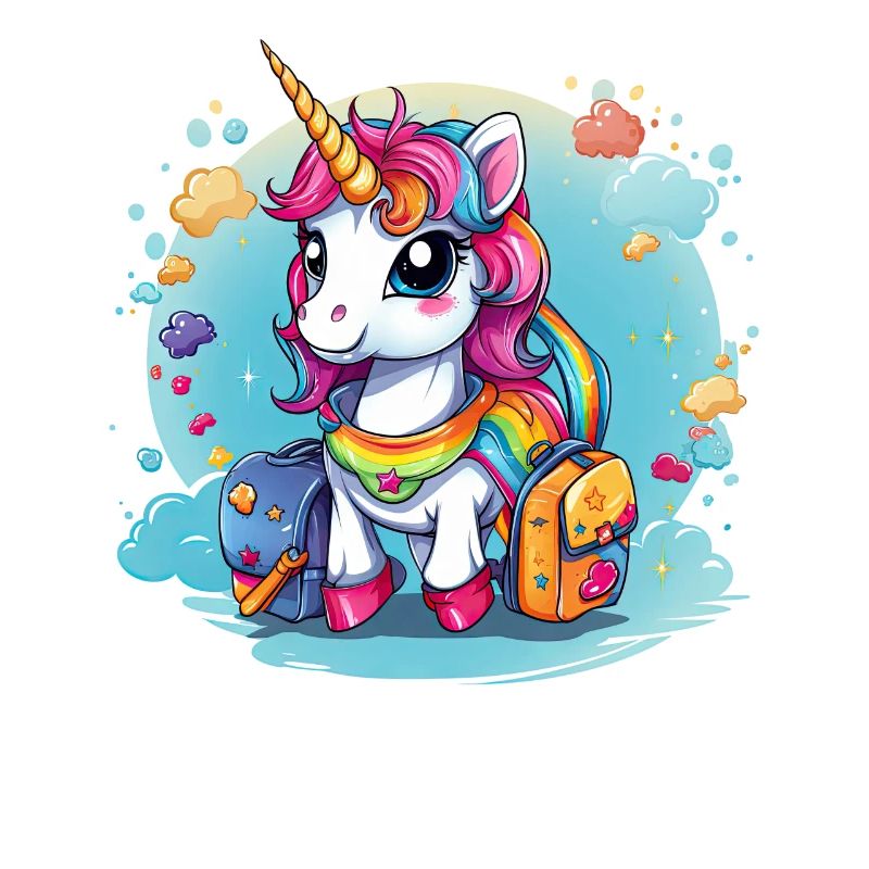 Einhorn Schulkind Einschulung Mädchen Geschenk