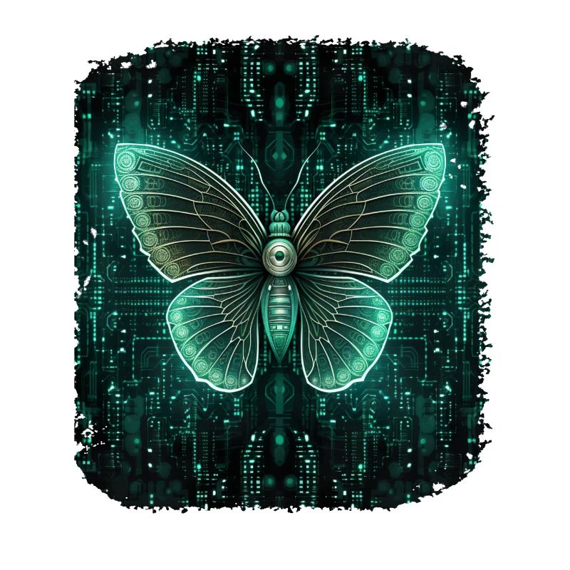 Programmierung PC Programm Code Schmetterling