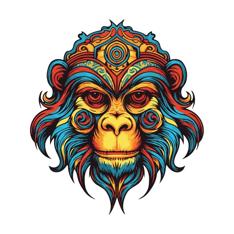 Monkey Portrait