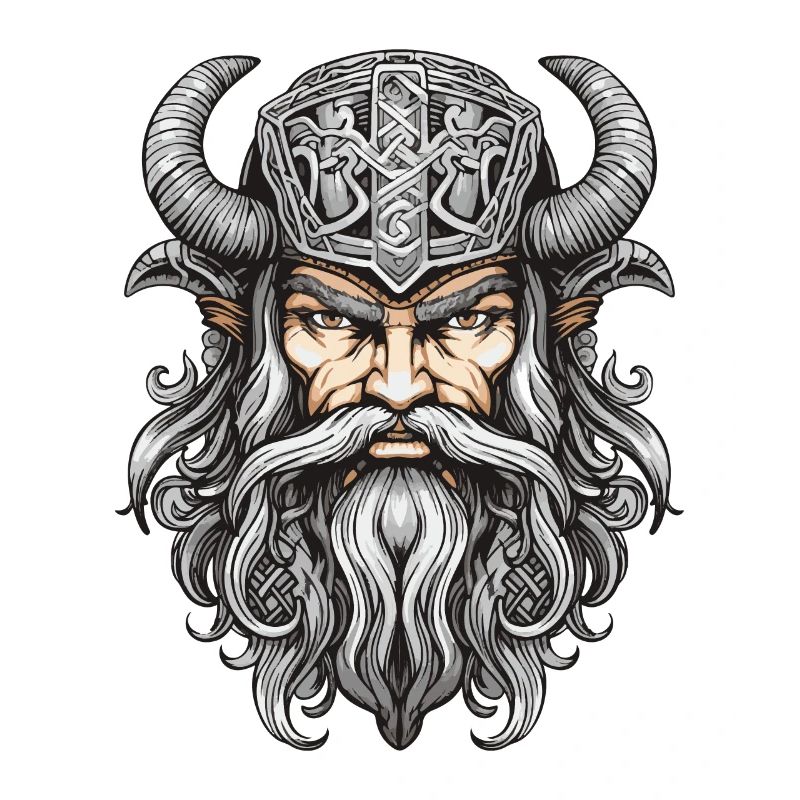 Wikinger Krieger Valhalla Odin