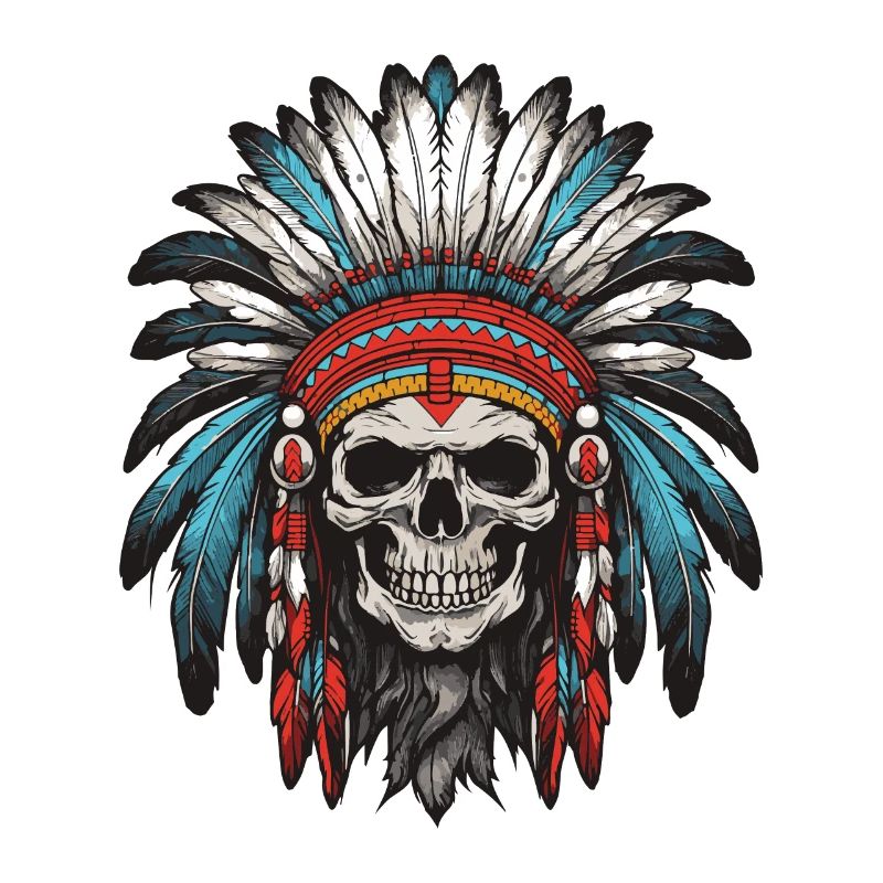 Crâne de chef indien Apache